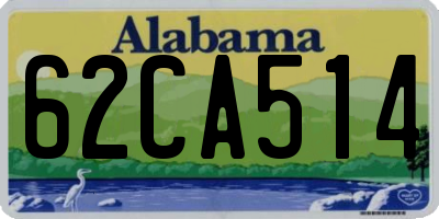 AL license plate 62CA514