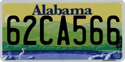AL license plate 62CA566