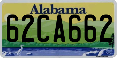 AL license plate 62CA662