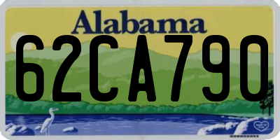 AL license plate 62CA790