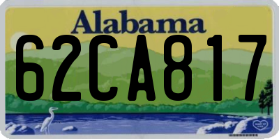 AL license plate 62CA817