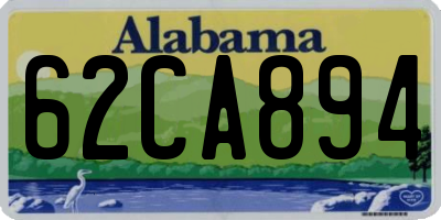 AL license plate 62CA894