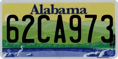 AL license plate 62CA973