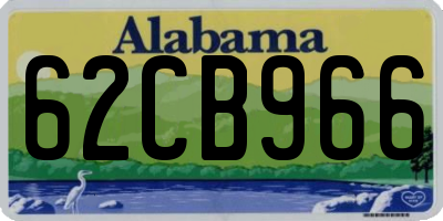 AL license plate 62CB966