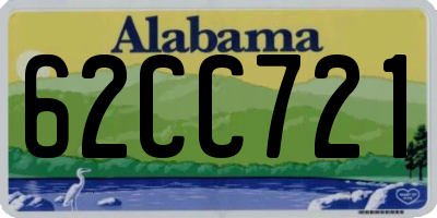 AL license plate 62CC721
