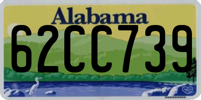 AL license plate 62CC739
