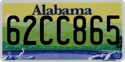 AL license plate 62CC865