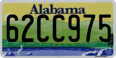 AL license plate 62CC975