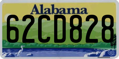 AL license plate 62CD828
