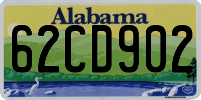 AL license plate 62CD902
