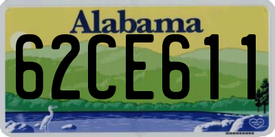 AL license plate 62CE611