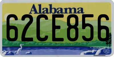 AL license plate 62CE856