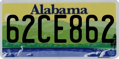 AL license plate 62CE862