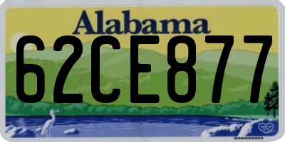 AL license plate 62CE877