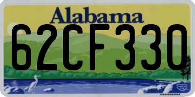 AL license plate 62CF330