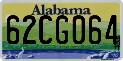 AL license plate 62CG064