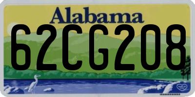 AL license plate 62CG208