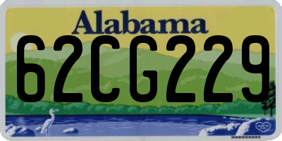 AL license plate 62CG229