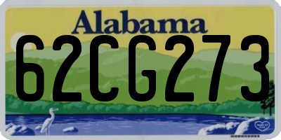 AL license plate 62CG273