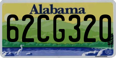 AL license plate 62CG320
