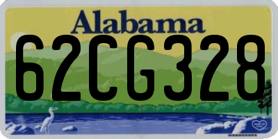 AL license plate 62CG328