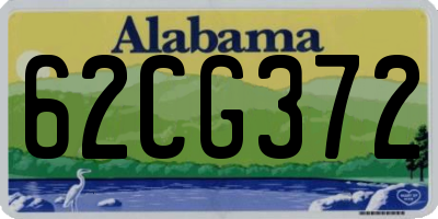 AL license plate 62CG372