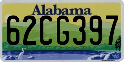 AL license plate 62CG397
