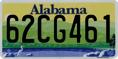 AL license plate 62CG461