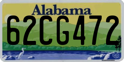 AL license plate 62CG472