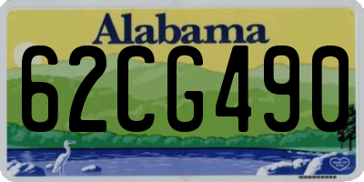 AL license plate 62CG490