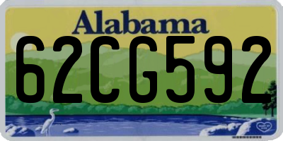 AL license plate 62CG592