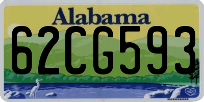 AL license plate 62CG593