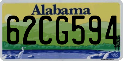 AL license plate 62CG594