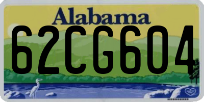 AL license plate 62CG604