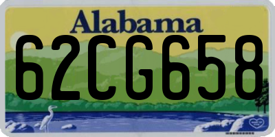 AL license plate 62CG658