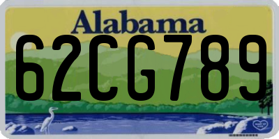 AL license plate 62CG789