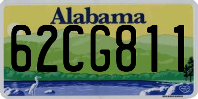 AL license plate 62CG811
