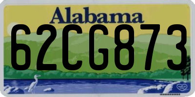 AL license plate 62CG873