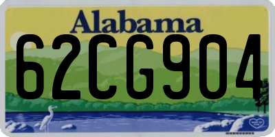 AL license plate 62CG904
