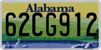AL license plate 62CG912