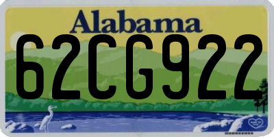 AL license plate 62CG922