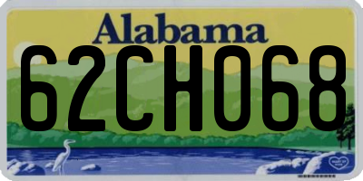 AL license plate 62CH068