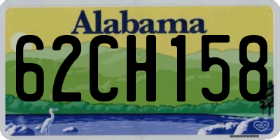 AL license plate 62CH158