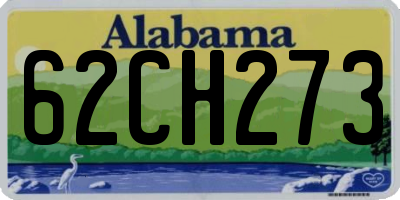AL license plate 62CH273