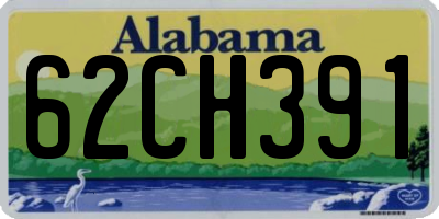 AL license plate 62CH391