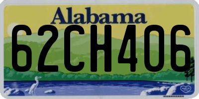 AL license plate 62CH406