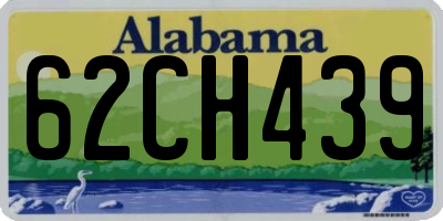 AL license plate 62CH439