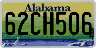 AL license plate 62CH506