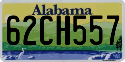 AL license plate 62CH557