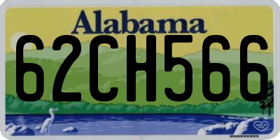 AL license plate 62CH566